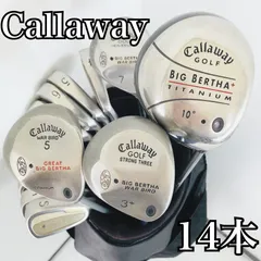 豪華14本 Callaway キャロウェイ BIG BERTHA ビッグバーサ メンズ ゴルフ クラブ セット 初心者 入門 バッグ付き フルセット 右利き パター付  81Y-130