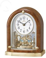 高級］SEIKO CLOCK EMBLEM 置き時計 HW595B 象嵌 - メルカリ