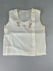 使用感なし フィリピン製 子供用タンクトップ 刺繍