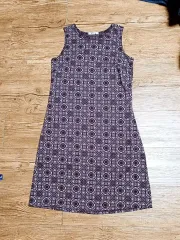 柄 ノースリーブ ワンピース ノースリーブ ロング丈ワンピース 夏 シフォン