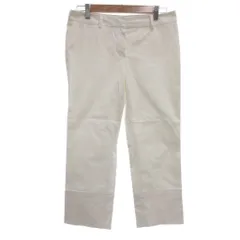 セオリーリュクス theory luxe パンツ 040 ホワイト 白 無地 クロップド丈 /SC ■GY61