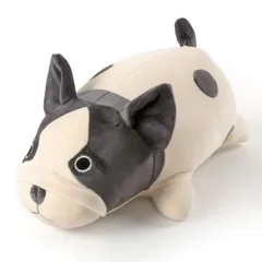 JEMAジェマ 抱き枕 動物クッション アニマル 抱きまくら 犬 ぬいぐるみ 可愛い もちもち ふわふわ 抱きまくら 枕 かわいい 癒し 寝添え プレゼント フレンチブルドッグ 約40cm