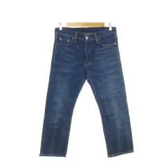 リーバイス Levi's 513 デニムパンツ ジーンズ ストレート W30 L32 青 ブルー /AH25 ■ECD001