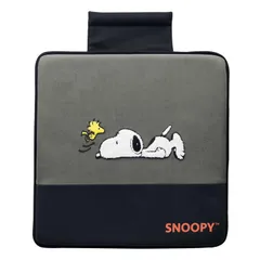 ボンフォーム(BONFORM) シートクッション ねそべりスヌーピー ストッパー付き 45x45cm グレー 5743-02GY