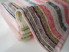 Imabary 이마바리 reTOWEL 원 워시 잔사 에코 타월 페이스 타올 5장 세트 멀티 컬러
