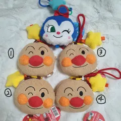 アンパンマン しょくぱんまん コインケース ポーチ ぬいぐるみ キーホルダー