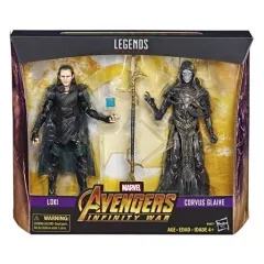 【中古】フィギュア ロキ＆コーヴァス 「アベンジャーズ/インフィニティ・ウォー」 マーベルレジェンド 6インチ アクションフィギュア
