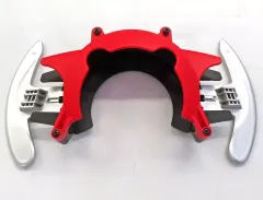 【中古】PS3ハード ドライビングフォースGT専用 パドルシフトシステム (レッド)