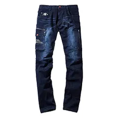 新品 Jawin ジャウィン ストレッチノータックカーゴパンツ 53002 カーゴパンツ 通年 作業服 コーデュラ デニム 112 143インディゴ