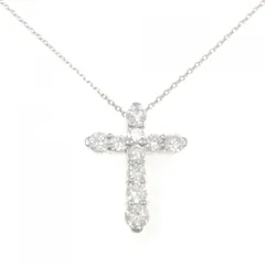 PT900/PT850 クロス ダイヤモンド ネックレス 1.03CT