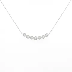K18WG ダイヤモンド ネックレス 0.56CT