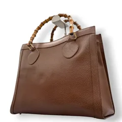 希少 グッチ GUCCI ハンドバッグ トートバッグ バンブー レザー 本革 ブラウン 茶色 ヴィンテージ ビンテージ オールドグッチ クラシック エレガント 自立可 A4サイズ収納可 希少 レア 鞄 カバン 手提げ 高級 上品 お出かけ F