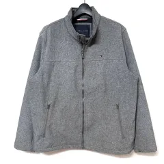 XL 105 トミーヒルフィガー ウィンドブレーカー 起毛 ジップアップ ジャケット