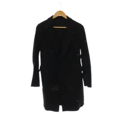 バジュラ bajra チェスターコート プリント 背抜き 2 ブラック /DO ■GY53