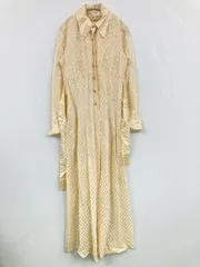 LESLIE FAY シャツワンピース アイボリー