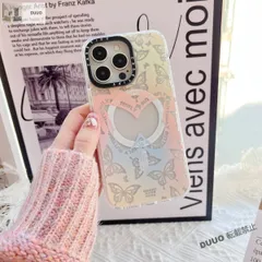 おしゃれ グラデーションバタフライ iPhoneケース MagSafe対応 ケースティファイ 耐衝撃 CASETiFY クリア ソフトケース iPhone17/17pro/17pro max/16/16pro/16pro max/15/14/13/12 多機種