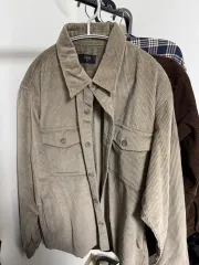 TOPTEN10 トップテン10 UNIQLO ユニクロ コーデュロイ シャツ ジャケット 2点 シャツ ブラウン ベージュ