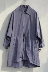 URU ウル ナイロンコート ロングシャツ B.GRAY サイズ1 撥水 軽量 オーバーサイズ 2018SSのサムネイル