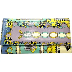 EMILIO PUCCI エミリオプッチ 本革レザー二つ折り長財布 サイフ 札入れ イタリア製のサムネイル