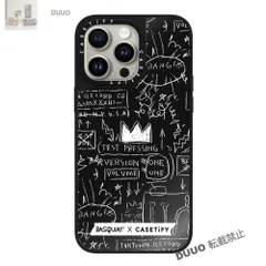 新品 クラウンモチーフ iPhoneケース BASQUIAT MagSafe対応 CASETiFY 耐衝撃 ケースティファイ きょうめんスマホケース iPhone17/17pro//iphone16/iphone15/14/13/12 多機種対応