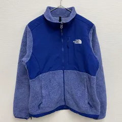 THE NORTH FACE デナリジャケット フルジップ フリース 刺繍ロゴ 胸ポケット ブルー さわやか【レディースS】