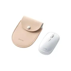 エレコム マウス／Bluetooth／4ボタン／薄型／充電式／3台同時接続／ホワイト M-TM15BBWH