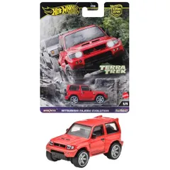 新品 ホットウィール(Hot Wheels) カーカルチャー テラトレック 三菱 パジェロ エボリューション 乗り物おもちゃ ミニカー 3歳から レッド HRV89