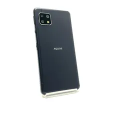 【最速発送】SHARP AQUOS sense5G 64GB ニュアンスブラック Softbank A004SH【難有】