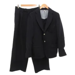 エムズブラック m's braque 美品 セットアップ テーラードジャケット パンツ スラックス 2B 36 紺 ネイビー /JS ■GY62