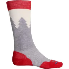 フィッツ メンズ アンダーウェア 靴下 ウール FITS Light Cushion Ski Socks Merino Wool Over the Calf For Men Red Light Grey グレーのサムネイル