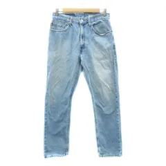 リーバイス Levi's 505 デニムパンツ ジーンズ ストレート ロング丈 W32 L32 水色 ライトブルー 505-4891 /HO20 ■GY61