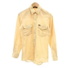 リー LEE 70年代 ヴィンテージ ウエスタンシャツ USA製 S イエローベージュ系 /UO ■GY61