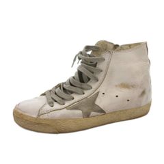 ゴールデングース GOLDEN GOOSE スニーカー シューズ ハイカット レザー ロゴ 35 白 ホワイト /FF ■GY62