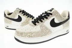 ナイキ NIKE 観賞用 AIR FORCE 1 LOW Cocoa Snake エアフォース1 ロー スネーク 白蛇 314295-101 28 ホワイト ブラック ブランド古着ベクトル 中古●▲■250816