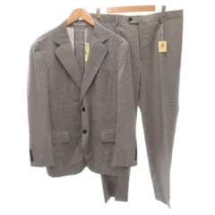 ジェイプレス J.PRESS タグ付き グレンチェックスーツ セットアップ ジャケット パンツ ハウンドトゥース B6 グレー /FF ■GY62