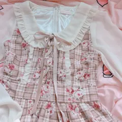 リズリサ ピンク フラワー ワンピース lizlisa 量産型 姫ギャル ラテギャル