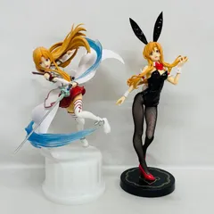 【まとめ】 ソードアート・オンライン アスナ フィギュア 2体 セット / ESPRESTO 血盟騎士団 Bicute ブラック バニー SAO ASUNA