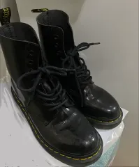 DR. MARTENS ドクターマーチン ブラック 1460 光沢 8ホール ブーツ 靴 240-245