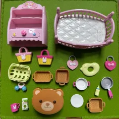 まとめ) コンジラビット 小物 家具 (シルバニアファミリー互換)