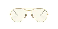 新品 Ray-Ban (レイバン) サングラス RB3025 EVERGLASSES SHINY GOLD WITH PHOTO GREY LENS