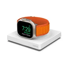 新品 Belkin Apple Watch用ポータブル高速充電器 Apple Watch 8/7/Ultra高速充電対応 AirPods Pro 2充電対応 USB-Cケーブル(1.2m)付属 ホワイト WIZ015btWHのサムネイル