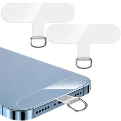 [ZXZone] ストラップホルダー スマホ ストラップホール 透明パッチ ネックストラップ 落下防止 首掛け 斜めがけ 肩掛け 首かけ ショルダー ネックストラップ 肩かけ 携帯ストラップ iphone android スマホアクセサリ薄型 一体成形 着脱簡