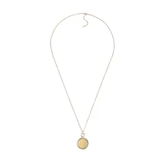 Fossil レディース HERITAGE LEGACY CHARM ゴールドトーン ステンレススチール ペンダントネックレス、JF04779710