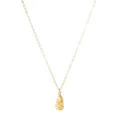 ゴールド シルバー925 18K 18金 本物 オーガニック メタル メルトトップ メルティ チャーム ネックレス メンズ レディース ペンダント トップ シンプル 細い 小ぶり チェーン セット 本物 巾着付き カジュアル 可愛い かわいい 人気 ブランド