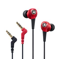 Brand New Radius RM-ATZ19 Earphone-Type Binaural Recording Microphone: Binaural Microphone Earphone Binaural Recording ASMR Streaming Live Broadcasting Windscreen Included Recording RM-ATZ19R