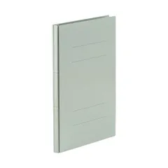 TANOSEE 背幅伸縮フラットファイル（PPラミ表紙）A4タテ 1000枚収容 背幅18～118mm グレー 1セット（50冊）