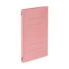 （まとめ）TANOSEE フラットファイルPPラミネート表紙タイプ A4タテ 150枚収容 背幅17.5mm ピンク 1セット（30冊：10冊×3パック）〔×5セット〕