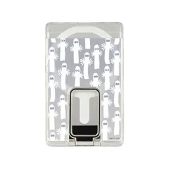 新品 グルマンディーズ ムーミン MagSafe 対応 スタンド付き クリアカードケース ニョロニョロ MMN-252C