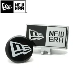 ニューエラ ゴルフ ベーシックマーカー ボックスロゴ/フラッグロゴ シルバー/ブラック NEWERA (14864767)のサムネイル