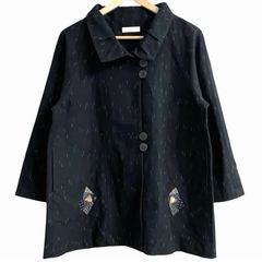 極美品】久留米絣 圓 日本製 薄手ジャケット パッチワーク - メルカリ